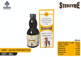 STERZYME
(SUGAR FREE)